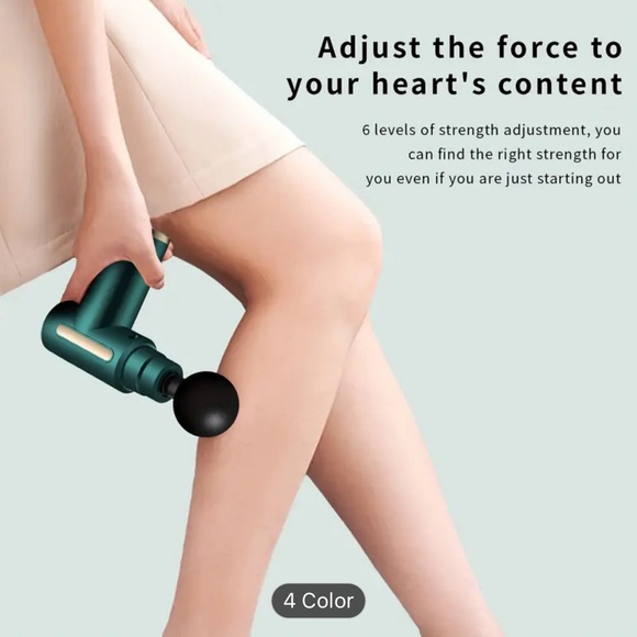 Fascia Gun Muscle Massage Gun, Deep Tissue Muscle Handheld Percussion Massager - Picture 7 of 13